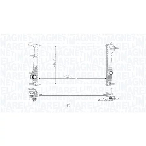Chladič motora 350213199200 (MAGNETI MARELLI) - obr. 1