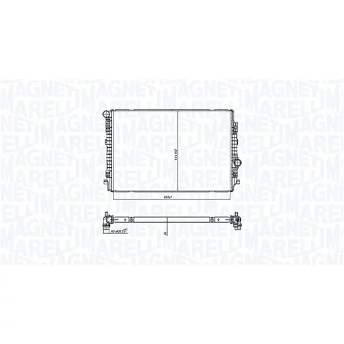 Chladič motora MAGNETI MARELLI 350213220200
