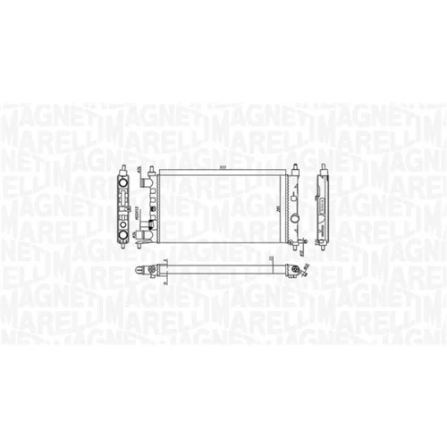 Chladič motora 350213776000 (MAGNETI MARELLI) - obr. 1