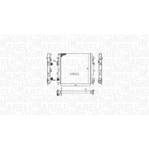 Chladič motora 350213995000 (MAGNETI MARELLI) - obr. 1