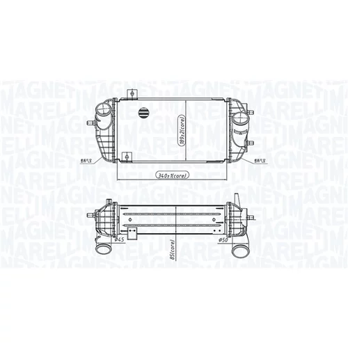 Chladič plniaceho vzduchu MAGNETI MARELLI 351319205770