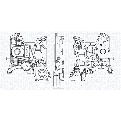 Olejové čerpadlo MAGNETI MARELLI 351516000048