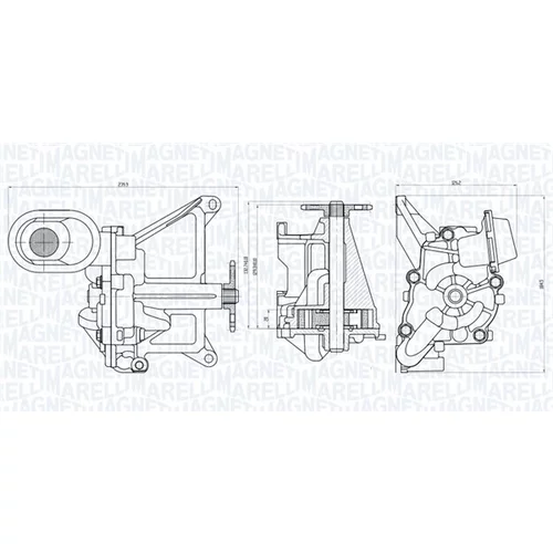 Olejové čerpadlo MAGNETI MARELLI 351516000051