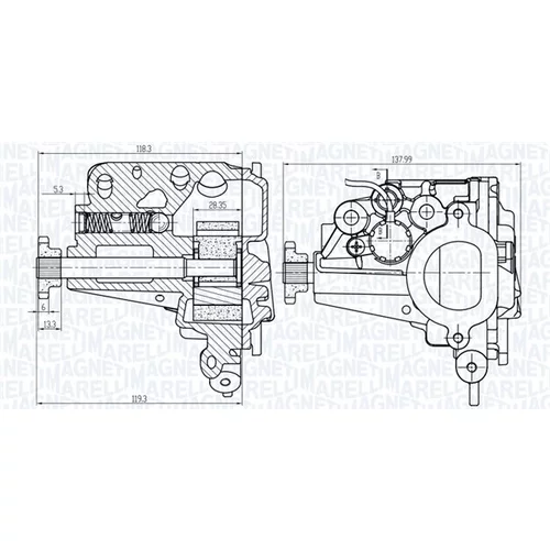 Olejové čerpadlo 351516000072 (MAGNETI MARELLI) - obr. 1