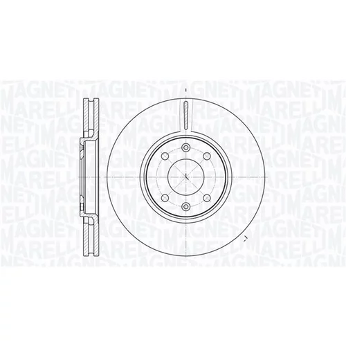 Brzdový kotúč MAGNETI MARELLI 361302040202