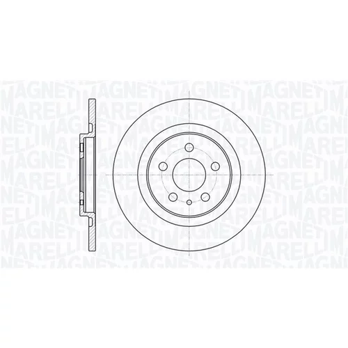 Brzdový kotúč MAGNETI MARELLI 361302040269