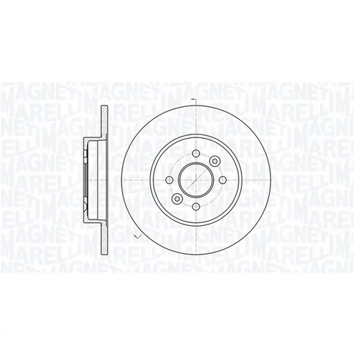 Brzdový kotúč MAGNETI MARELLI 361302040293