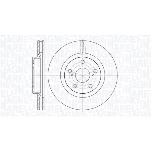 Brzdový kotúč MAGNETI MARELLI 361302040524