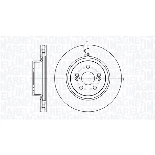 Brzdový kotúč MAGNETI MARELLI 361302040675