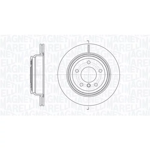 Brzdový kotúč MAGNETI MARELLI 361302040686