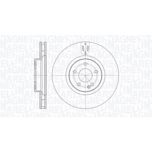 Brzdový kotúč MAGNETI MARELLI 361302040688
