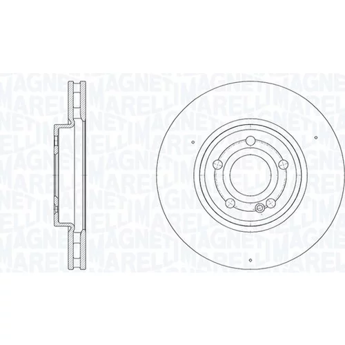 Brzdový kotúč MAGNETI MARELLI 361302040875