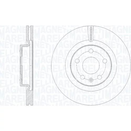 Brzdový kotúč MAGNETI MARELLI 361302040893