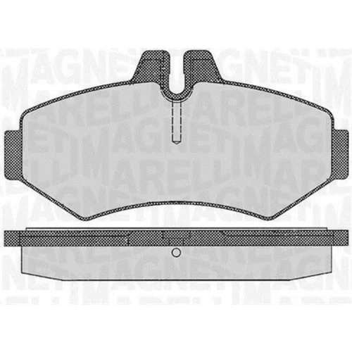 Sada brzdových platničiek kotúčovej brzdy MAGNETI MARELLI 363916060319