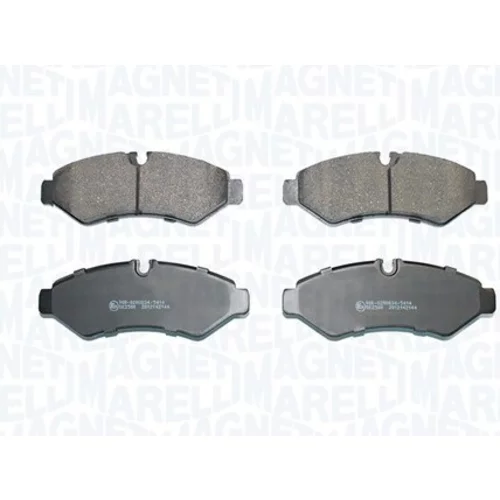 Sada brzdových platničiek kotúčovej brzdy MAGNETI MARELLI 363916061298