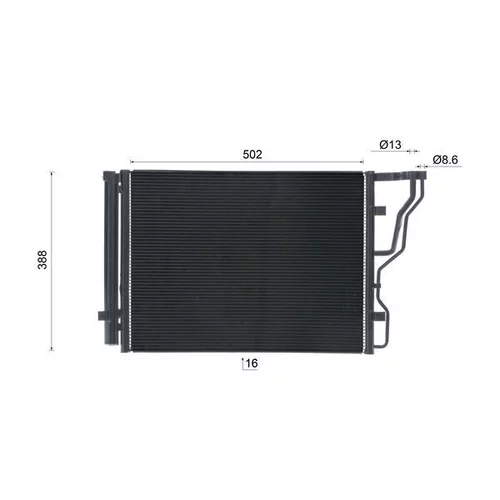 Kondenzátor klimatizácie AC 1070 000S /MAHLE/ - obr. 10