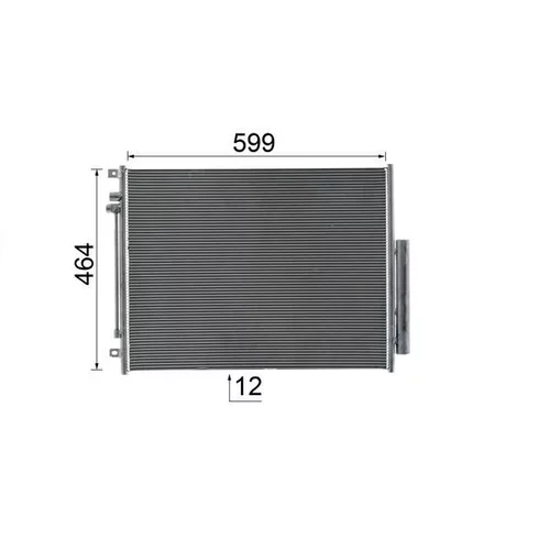 Kondenzátor klimatizácie AC 1086 000S /MAHLE/ - obr. 9