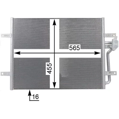 Kondenzátor klimatizácie AC 25 000P /MAHLE/ - obr. 5