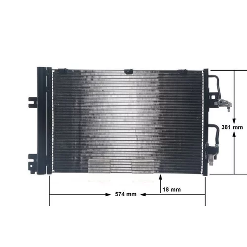 Kondenzátor klimatizácie AC 377 001S /MAHLE/ - obr. 12