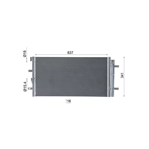 Kondenzátor klimatizácie AC 4 000S /MAHLE/ - obr. 20
