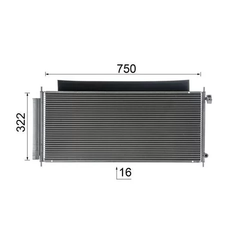 Kondenzátor klimatizácie AC 717 000S /MAHLE/ - obr. 10