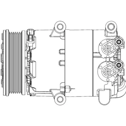 Kompresor klimatizácie ACP 310 000P /MAHLE/ - obr. 1