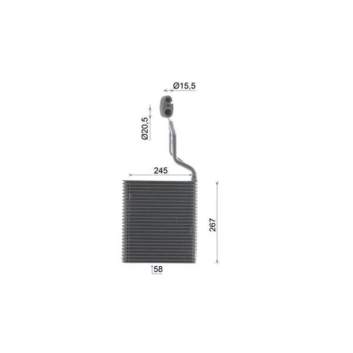 Výparník klimatizácie AE 225 000S /MAHLE/ - obr. 9