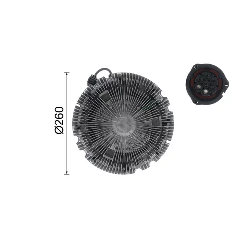 Spojka ventilátora chladenia CFC 191 000P /MAHLE/ - obr. 11