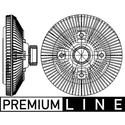 Spojka ventilátora chladenia MAHLE CFC 209 000P