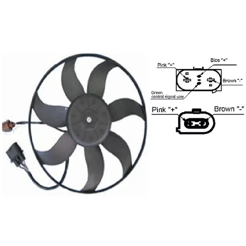 Ventilátor chladenia motora CFF 187 001S /MAHLE/ - obr. 1
