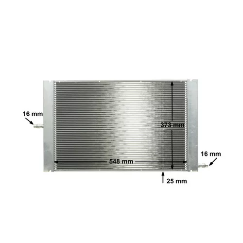 Nízkoteplotný chladič, chladič turbodúchadla CIR 7 000P /MAHLE/ - obr. 10