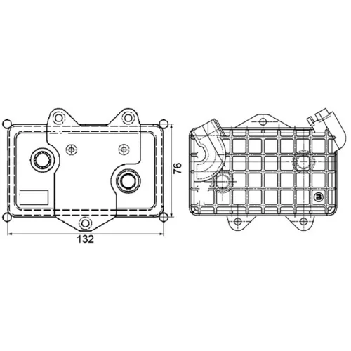 Chladič motorového oleja CLC 36 000P /MAHLE/ - obr. 2