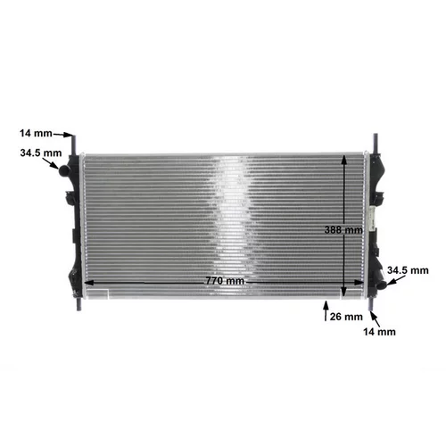 Chladič motora CR 1143 000S /MAHLE/ - obr. 11