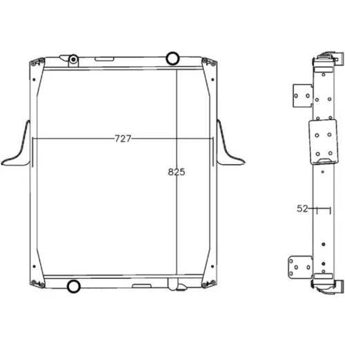 Chladič motora CR 1221 000P /MAHLE/ - obr. 1