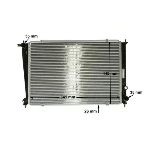 Chladič motora CR 1316 000P /MAHLE/ - obr. 15