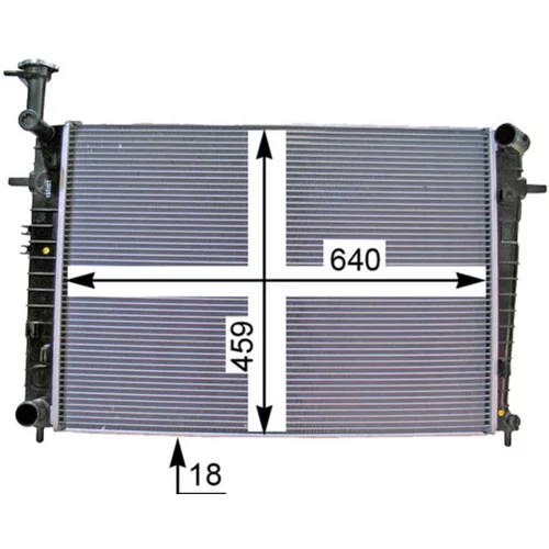 Chladič motora CR 1333 000P /MAHLE/ - obr. 3
