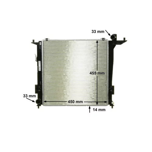 Chladič motora CR 1368 000P /MAHLE/ - obr. 16