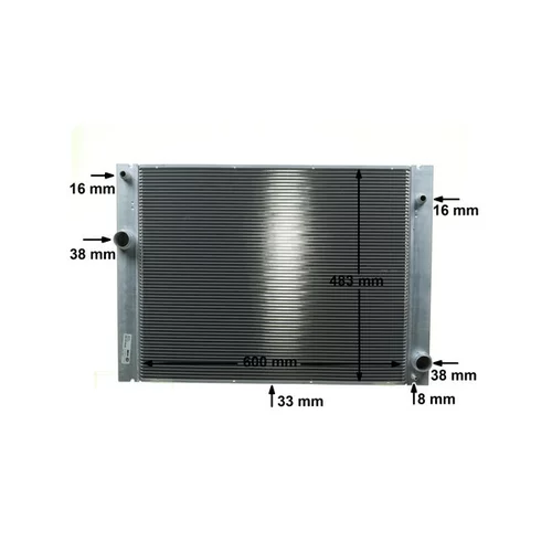 Chladič motora CR 1682 000P /MAHLE/ - obr. 9