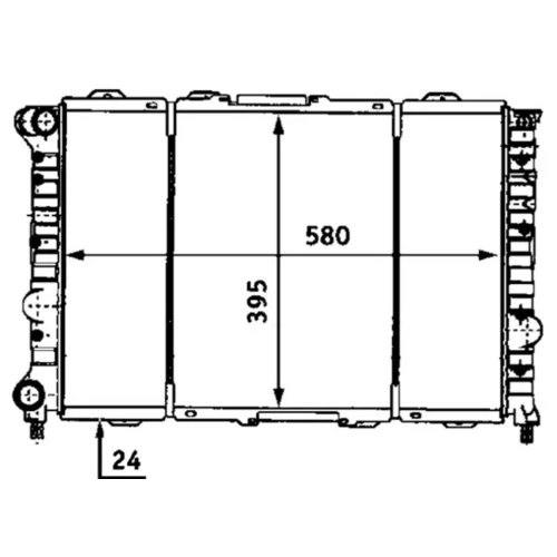 Chladič motora CR 521 000S /MAHLE/ - obr. 1