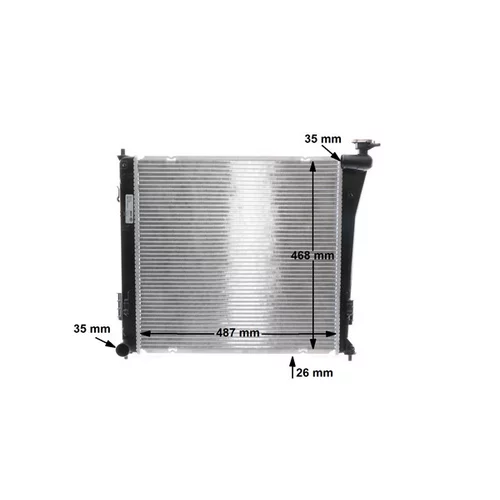 Chladič motora CR 848 000S /MAHLE/ - obr. 12