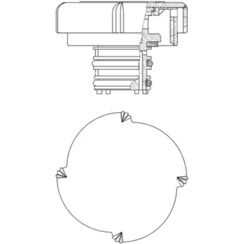 Uzáver nádržky pre chladiacu zmes CRB 21 000P /MAHLE/ - obr. 1
