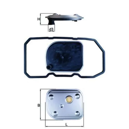 Hydraulický filter automatickej prevodovky HX 158D /MAHLE/