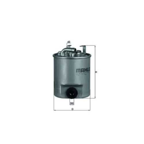 Palivový filter KL 195 /MAHLE/ - obr. 2