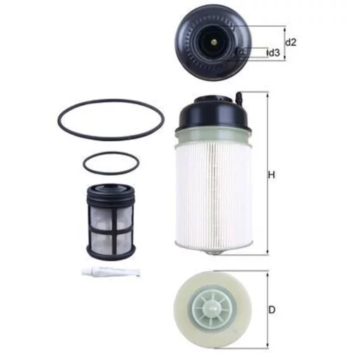 Palivový filter KX 406KIT /MAHLE/ - obr. 1