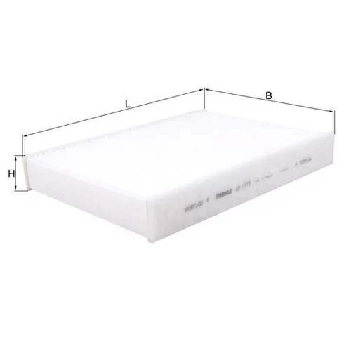 Filter vnútorného priestoru LA 1173 /MAHLE/ - obr. 3
