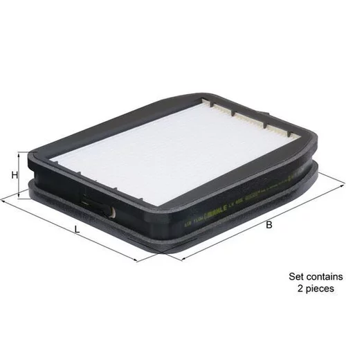 Filter vnútorného priestoru MAHLE LA 455/S