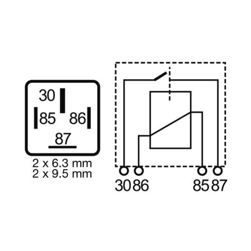 Relé pracovného prúdu MR 26 /MAHLE/ - obr. 1