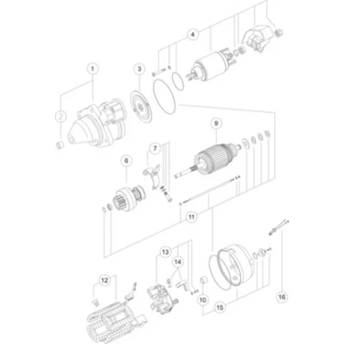 Štartér MS 366 /MAHLE/