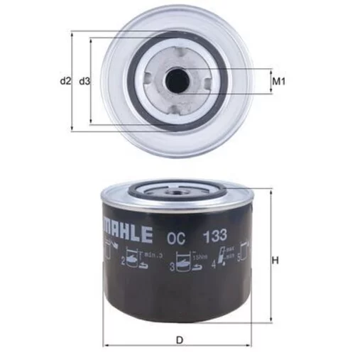 Olejový filter MAHLE OC 133