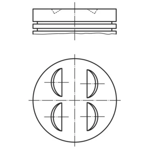 Piest MAHLE 002 68 02